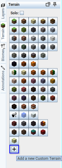 It is located at the bottom of the terrain list.